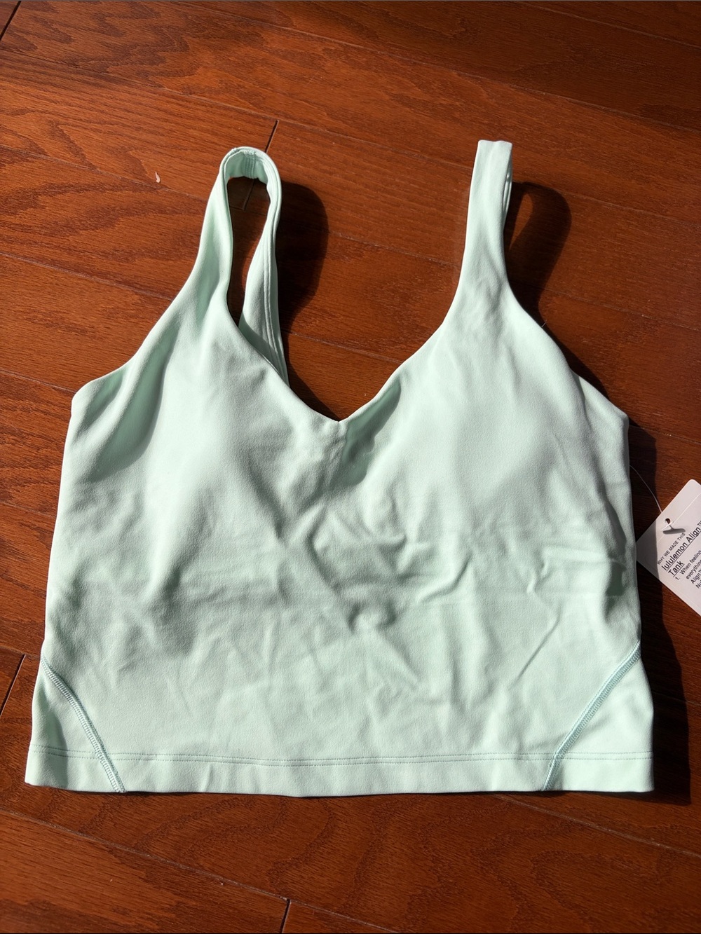 lululemon athletica Light Mint V-Neck Bralette Tank - Picture 1 of 4